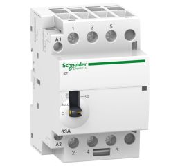 Instalační stykač 40A Acti9 ICT 3NO 230V s manuálním ovládáním Schneider Electric A9C21843