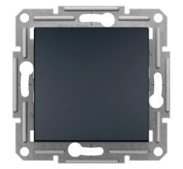 Asfora - Spínač jednopólový řazení č.1, bezšroubový, antracit, Schneider EPH0100171