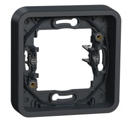 Mureva Styl MUR34108 Rámeček IP55 pro zapuštěnou montáž 1-násobný s rozpěrkami, Antracit