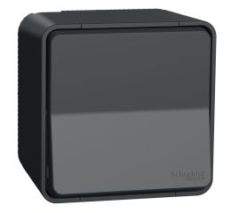 Mureva Styl MUR35026 Kompletní tlačítko řazení č.1/0, IP55, povrchové, Antracit, Schneider