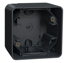 Mureva Styl MUR37911 Povrchová instalační krabice IP55 1-násobná, Antracit, Schneider