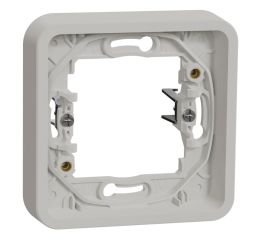 Mureva Styl MUR39108 Rámeček IP55 pro zapuštěnou montáž 1-násobný s rozpěrkami, Bílý