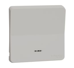 Mureva Styl MUR39204 Klapka s kontrolku jednonásobná, Bílá, Schneider Electric