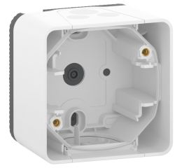 Mureva Styl MUR39911 Povrchová instalační krabice IP55 1-násobná, Bílá, Schneider