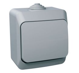 Cedar Plus vypínač č.6 schodišťový IP44 šedá Schneider Electric WDE000660