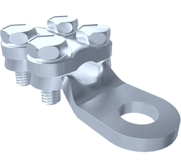 Kabelové oko CU 120mm/M10 (průřez/svorník) 7585-13 příložkové šroubové SEZ