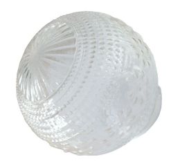 Sklo závitové pro svítidlo 60W křišťál čiré závit 78,5mm