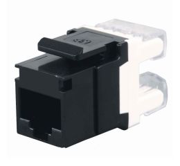 Konektor RJ45 KEYSTONE Cat.5e UTP (nestíněný) Solarix SXKJ-5E-UTP-BK