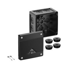 Krabice na omítku Abox Pro 040-L/sw NEW prázdná IP66 102x102x70mm černá Spelsberg 40400001