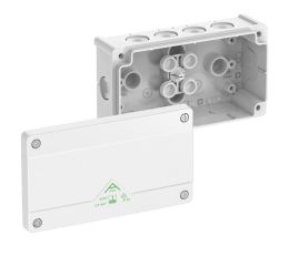 Krabice na omítku Abox 025/2-L/W NEW dvojitá prázdná IP66 152x87x52mm bílá Spelsberg 80210201