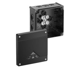 Krabice na omítku Abox 060-L/sw NEW prázdná IP66 127x127x70mm černá Spelsberg 80600001