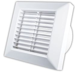 Ventilátor 125mm PRIMO base 125 AT aut. žaluzie, čas. spína, koupelnový, 95m3/h