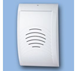 Zvonek KOMPAKT DNT-002 bílý napájení 8V hlasitost 80 dB elektromechanický Tympol