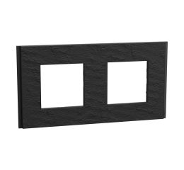 Unica Deco NU600477 Rámeček dvojnásobný Slate Schneider