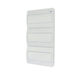 Rozvodnice  54-modulů na omítku IP40 Eaton BC-O-3/54-TW-ECO plastová, bílé dveře