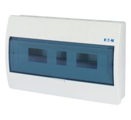 Rozvodnice  18-modulů na omítku IP40 Eaton BC-O-1/18-ECO plastová průhledné dveře