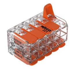 Svorka krabicová 10x4mm 221-420 bezšroubová pro flexibilní vodiče WAGO