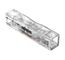 Svorka krabicová 2x4mm 2773-2401 bezšroubová transparentní WAGO