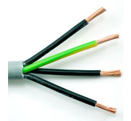 Kabel YSLY JZ  4 x 1,5 ovládací měděný pro pevné i pohyblivé uložení
