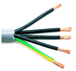Kabel YSLY-JZ  5 x 2,5 ovládací měděný pro pevné i pohyblivé uložení