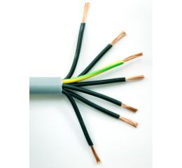 Kabel YSLY-JZ  7 x 1,5 ovládací měděný pro pevné i pohyblivé uložení