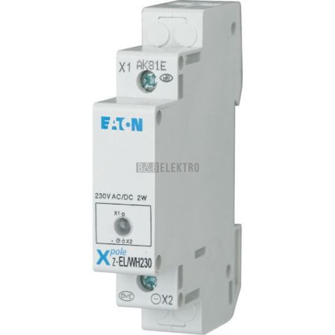 Světelné návěstí Z-EL/WH230 bílé 230AC/DC Eaton 107494