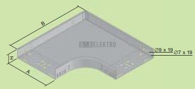 Oblouk 90°  NO 90X50X62 S zinkování Sendzimir