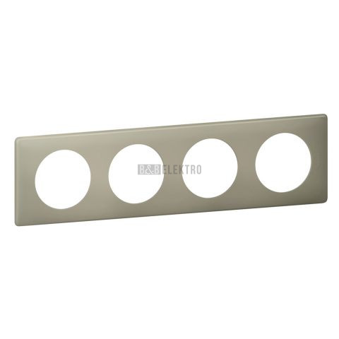 céliane rámeček 4-násobný jílová barva typ 66714 legrand