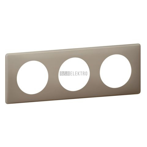 céliane rámeček 3-násobný kávová barva typ 66723 legrand