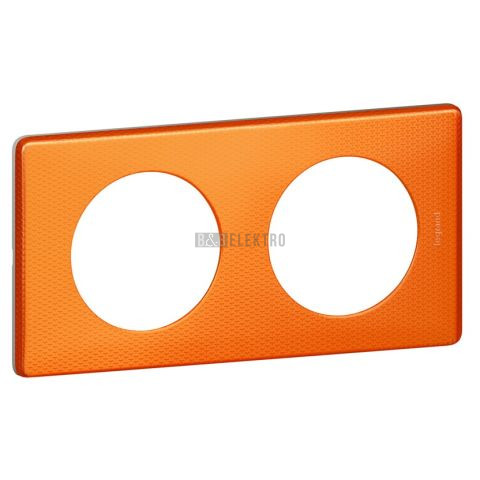 céliane rámeček 2-násobný oranžová snake typ 68762 legrand
