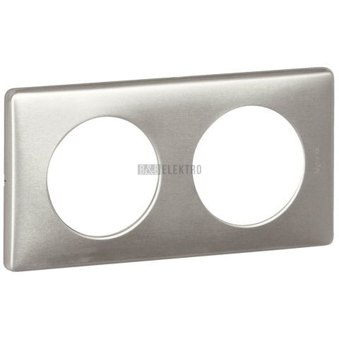 céliane rámeček 2-násobný hliník typ 68922 legrand