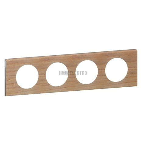 céliane rámeček 4-násobný dub bělený dřevo typ 69054 legrand