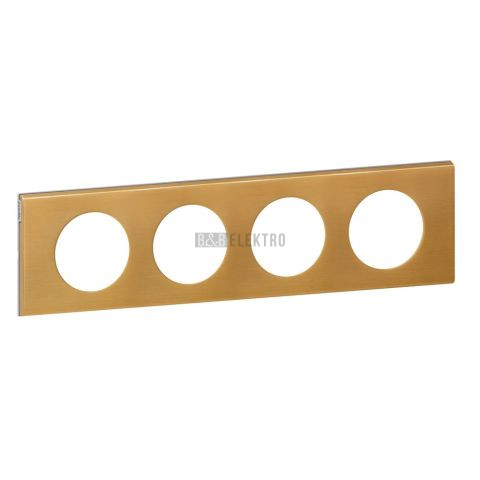 céliane rámeček 4-násobný zlato typ 69134 legrand