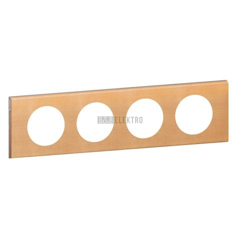 céliane rámeček 4-násobný javor dřevo typ 69214 legrand