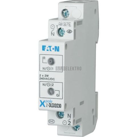 Dvojité světelné návěstí Z-DLD/2/230 červené/zelené 230AC/DC Eaton 284925