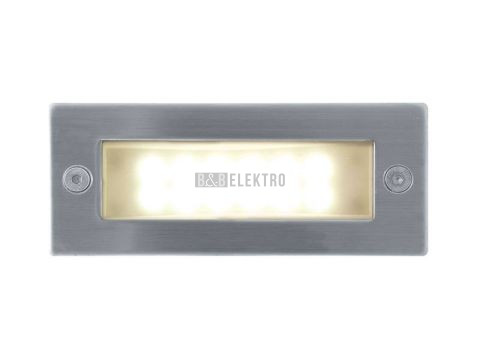 Svítidlo vestavné LED  0,8W INDEX 12LED, teplá bílá,bez mřížky, ID-A04/T, 12xLED.stříbrná