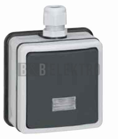 PLEXO 66 tlačítko 10A šedé IP66 typ 90462 Legrand pro náročná prostředí