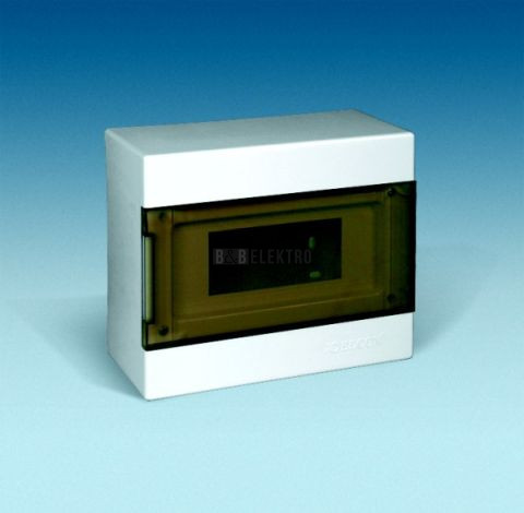 Rozvodnice   9-modulů na omítku IP40 ELCON N9M.2 plastová kouřové dveře