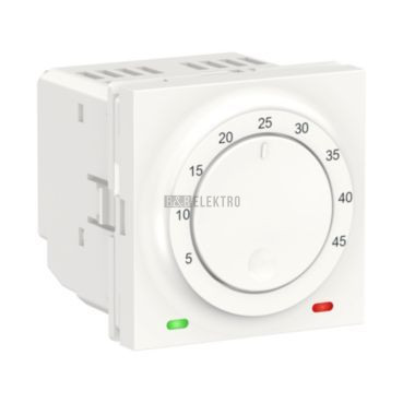 Unica NU350318 Termostat podlahový otočný, bílý, Schneider Electric