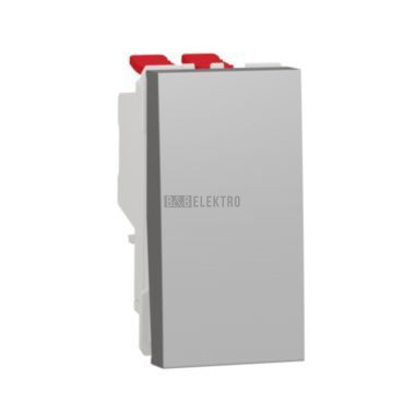 Unica NU310530 Přepínač křížový řazení č.7, 1-modul, Aluminium, Schneider Electric