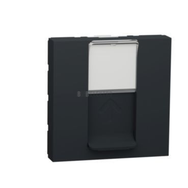 Unica NU341154 Zásuvka datová 1xRJ45 Kat.5e UTP, Antracit, Schneider Electric