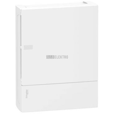 Rozvodnice  24-modulů na omítku IP30 Mini Pragma bílá, bílé dvířka nástěnná MIP12212