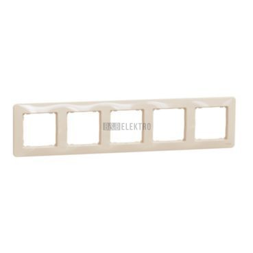 Rámeček SEDNA Design pětinásobný béžový Schneider SDD312805