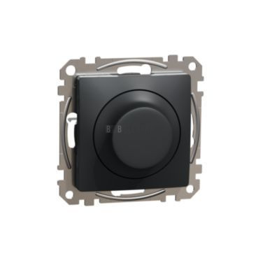 Stmívač SEDNA Design/Elements univerzální otočný pro LED antracit Schneider SDD114502