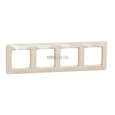 Rámeček SEDNA Design čtyřnásobný béžový Schneider SDD312804