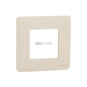 Unica Studio NU200244 Rámeček jednonásobný, béžový, Schneider Electric
