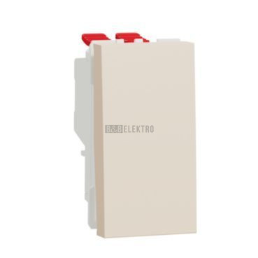 Unica NU310544 Přepínač křížový řazení č.7, 1-modul, béžový, Schneider Electric