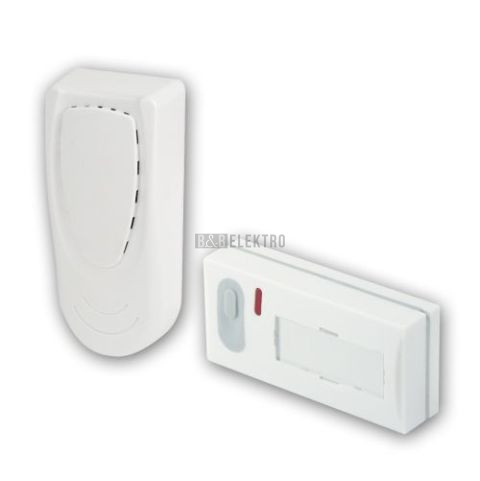 Zvonek bezdrátový BBZ 5 bateriový dosah až 80m napájení 2x1,5V
