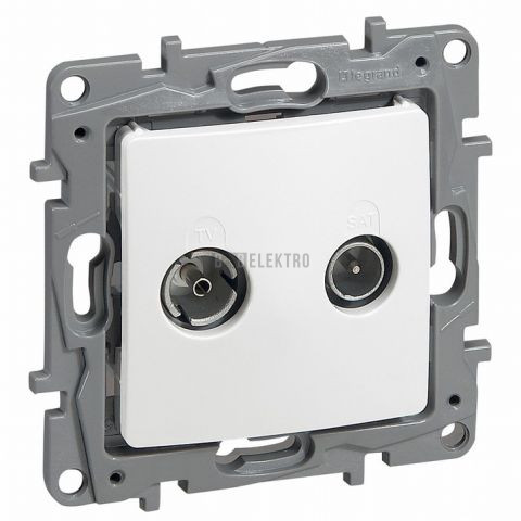 Niloé zásuvka TV-RD hvězdicová bílá 664760 Legrand