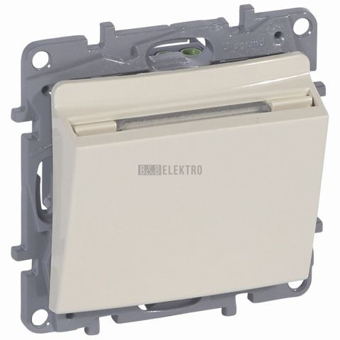 Niloé spínač kartový hotelový béžový typ 664893 Legrand
